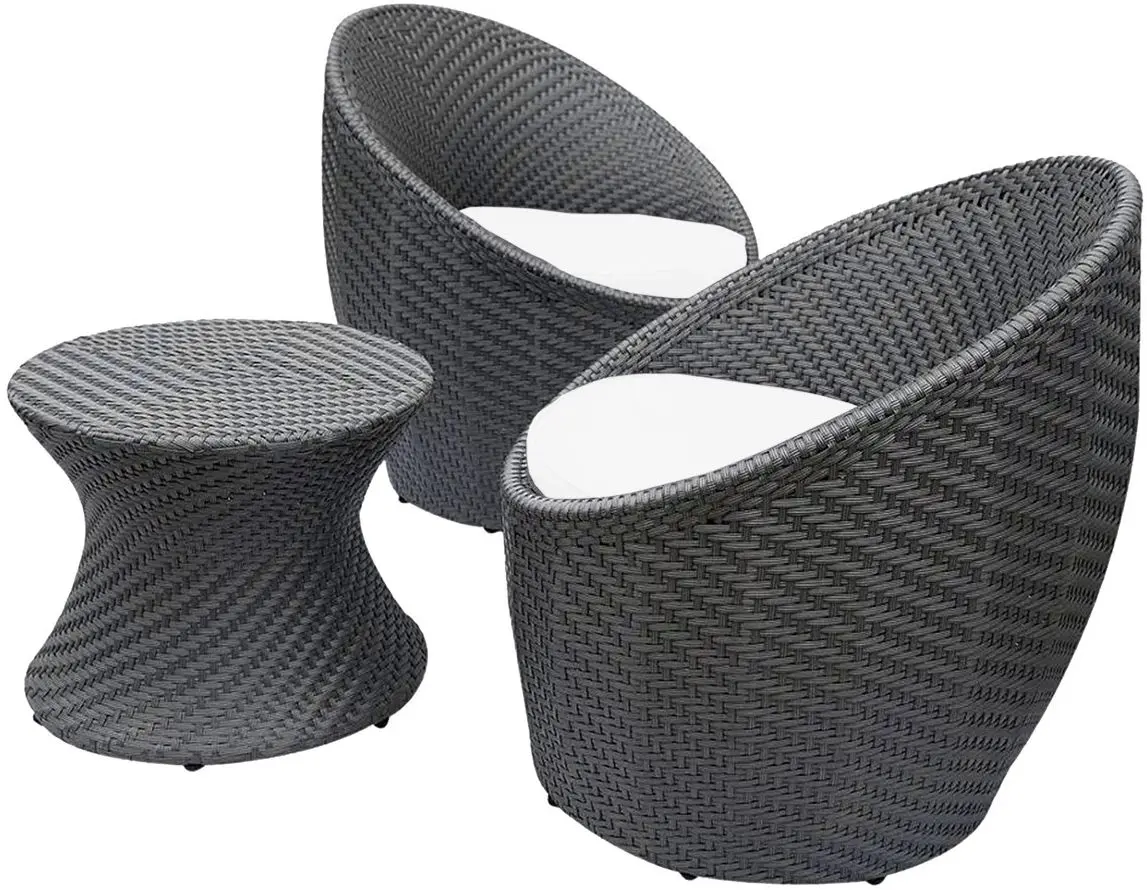 Set mobilier de gradina Waltz Balcon Round F5030 (Gray/White) - 5