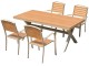 Set mobilier de gradina Worker Family F5511 (Natural/Silver)