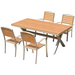Set mobilier de gradina Waltz Family F5511 (Natural/Silver) Thumb