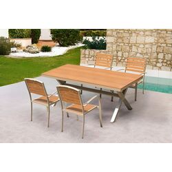 Set mobilier de gradina Waltz Family F5511 (Natural/Silver)