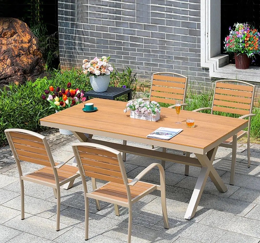 Set mobilier de gradina Waltz Family F5511 (Natural/Silver) - 5