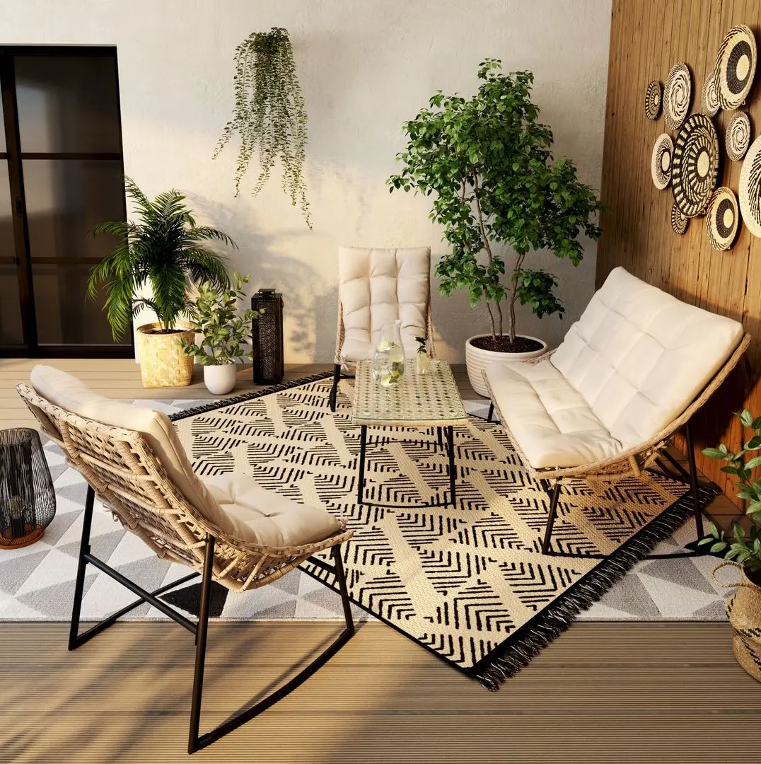 Комплект садовой мебели Waltz Silent F5513 (Beige/Black) - 6