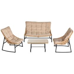 Set mobilier de gradina Waltz Silent F5513 (Beige/Black) Thumb