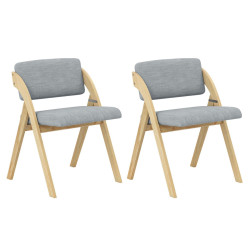 Комплект складных стульев Costway JV11741GR (Grey) Thumb