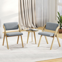 Комплект складных стульев Costway JV11741GR (Grey)