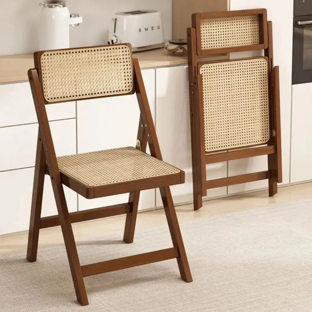 Комплект складных стульев Costway JV11771CF-2 (Brown)