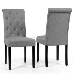 Комплект стульев Costway HW64221GR (Grey)
