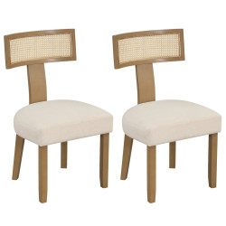 Комплект стульев Costway JV11601BE (Beige/Brown) Thumb