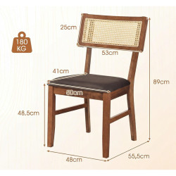 Set scaune Costway JV13507WN (Walnut) Thumb