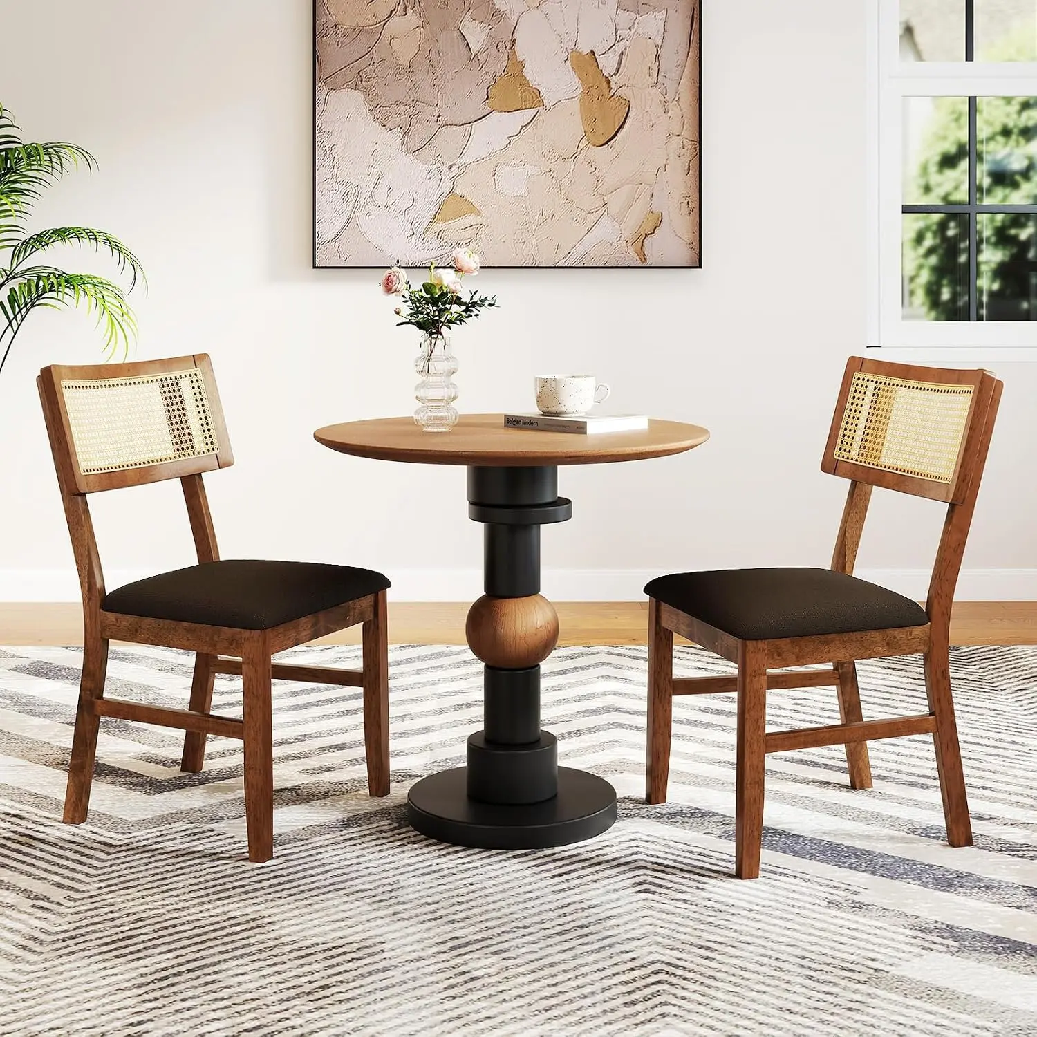 Set scaune Costway JV13507WN (Walnut) - 4