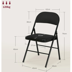 Комплект стульев Homcom 835-005V02BK (Black) Thumb