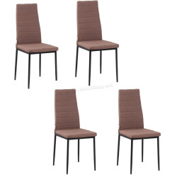 Комплект стульев Homcom 835-483V01 (Light Brown)
