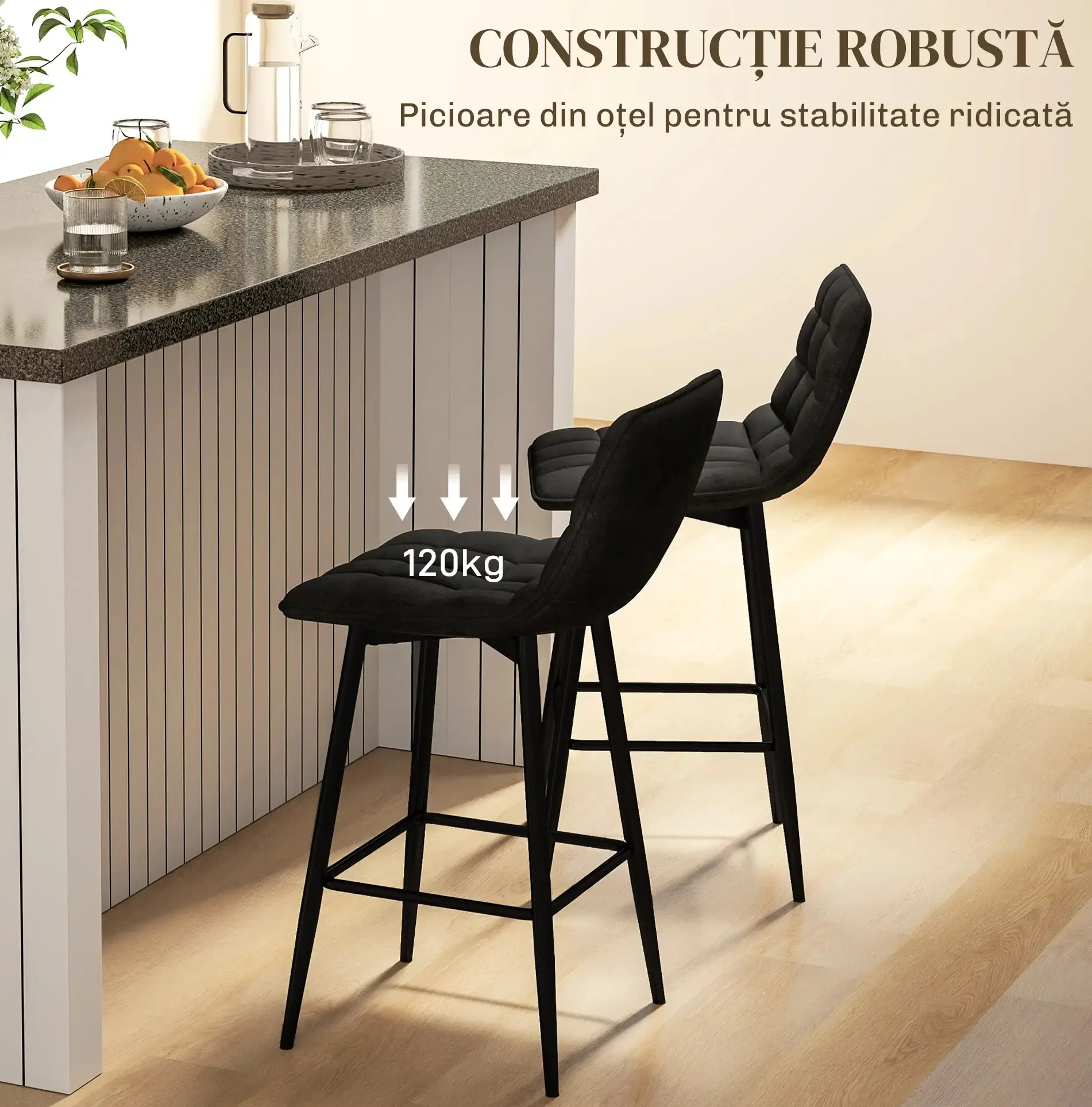 Набор стульев Homcom 835-271V00BK (Black) - 3