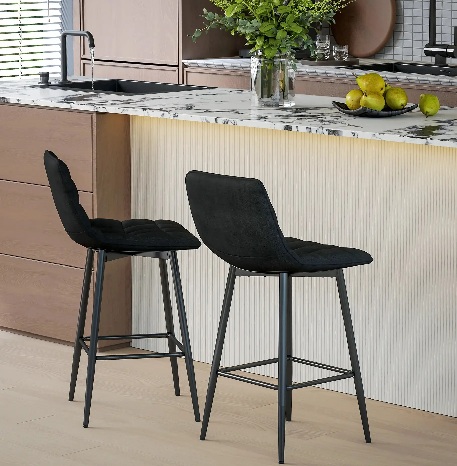 Набор стульев Homcom 835-271V00BK (Black) - 9