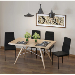 Набор стульев Homcom 835-483V01BK (Black) Thumb