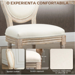 Набор стульев Homcom 835-524CW (Cream/Wood) Thumb