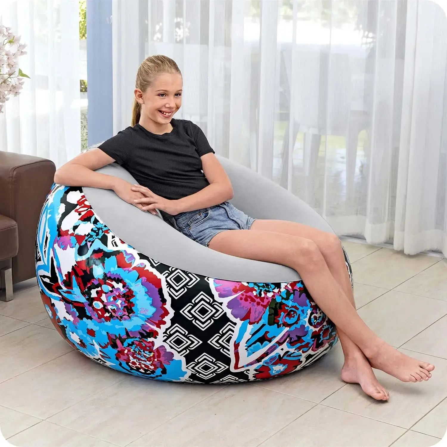 Кресло надувное Bestway Graffiti 75111 (Multicolour) - 7