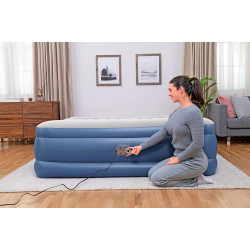 Gonflabil pat Bestway 67692 (Grey/Blue) Thumb