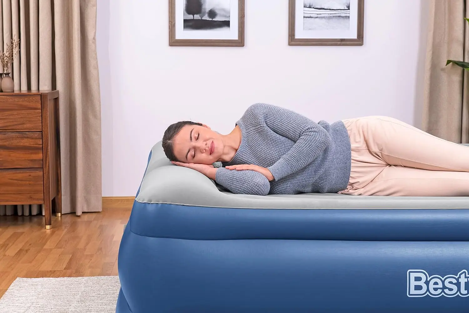 Gonflabil pat Bestway 67692 (Grey/Blue)