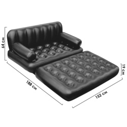 Надувной диван 5в1 Bestway 75054 (Black) Thumb