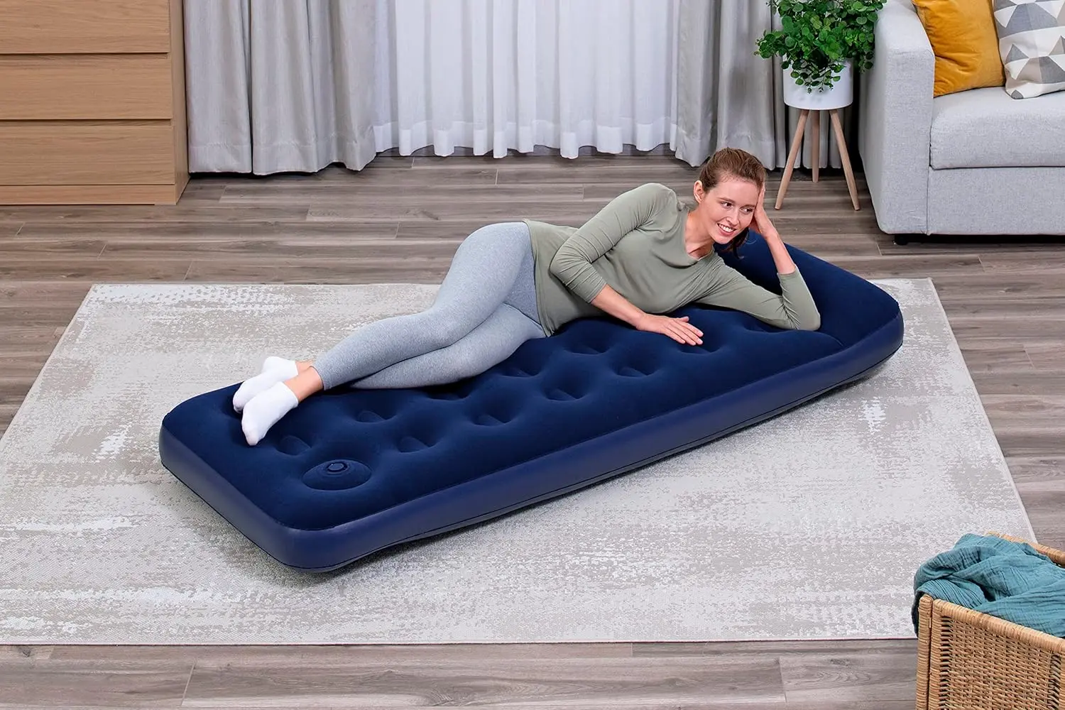 Saltea gonflabila Bestway 67223 (Blue)