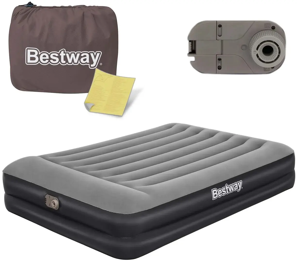 Надувной матрас Bestway 67403 (Grey/Black)