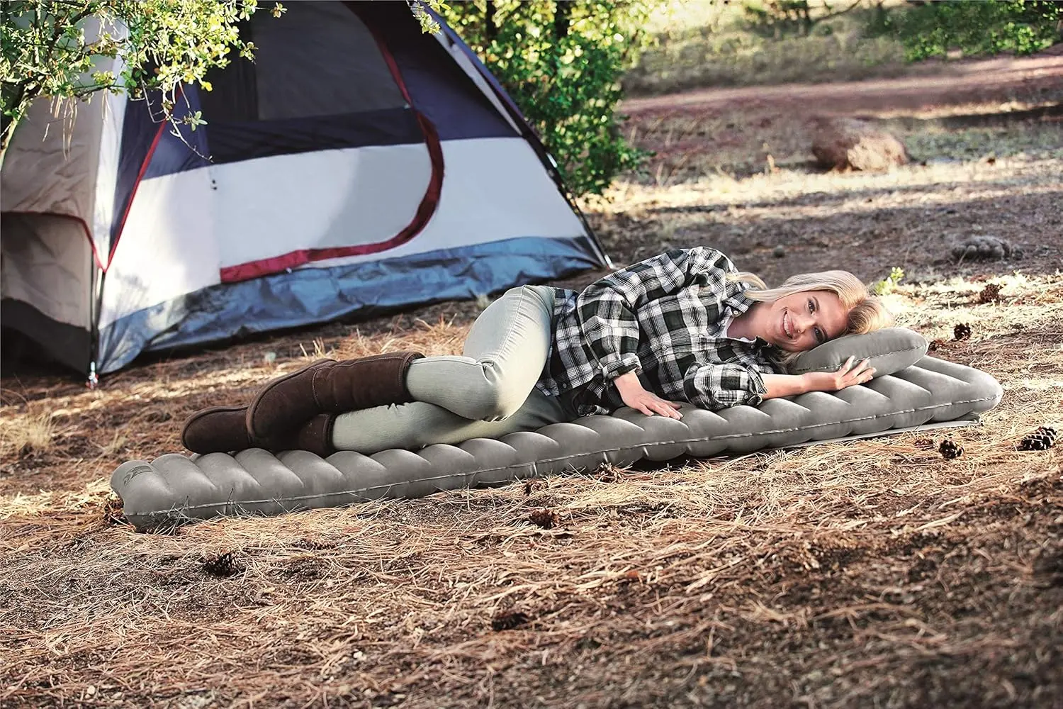 Saltea gonflabila Bestway Pavillo 67617 (Grey)