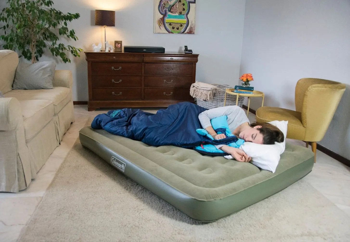 Saltea gonflabila Coleman Comfort 2000025184 (Green) - 3