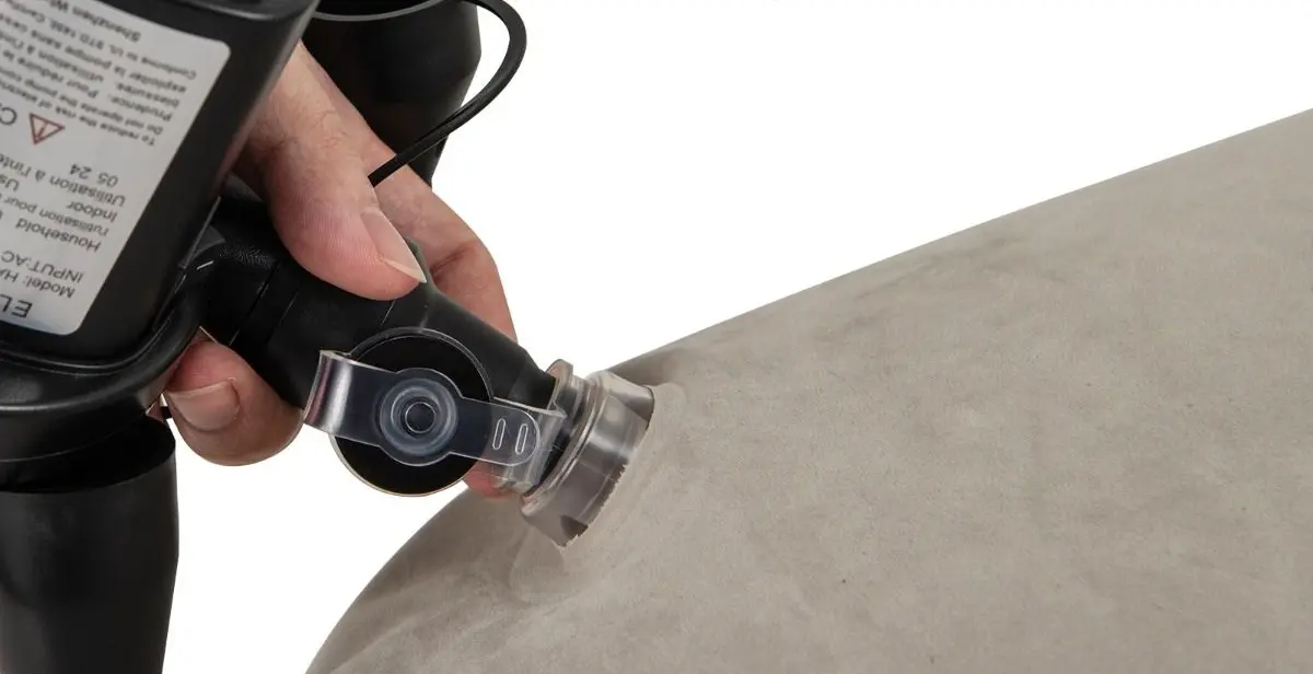 Pat gonflabil pentru copii Costway HY10389DE-GR (Grey)