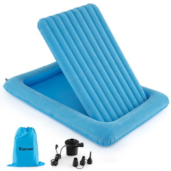 Детская надувная кровать Costway HY10389DE-QL (Blue) Thumb