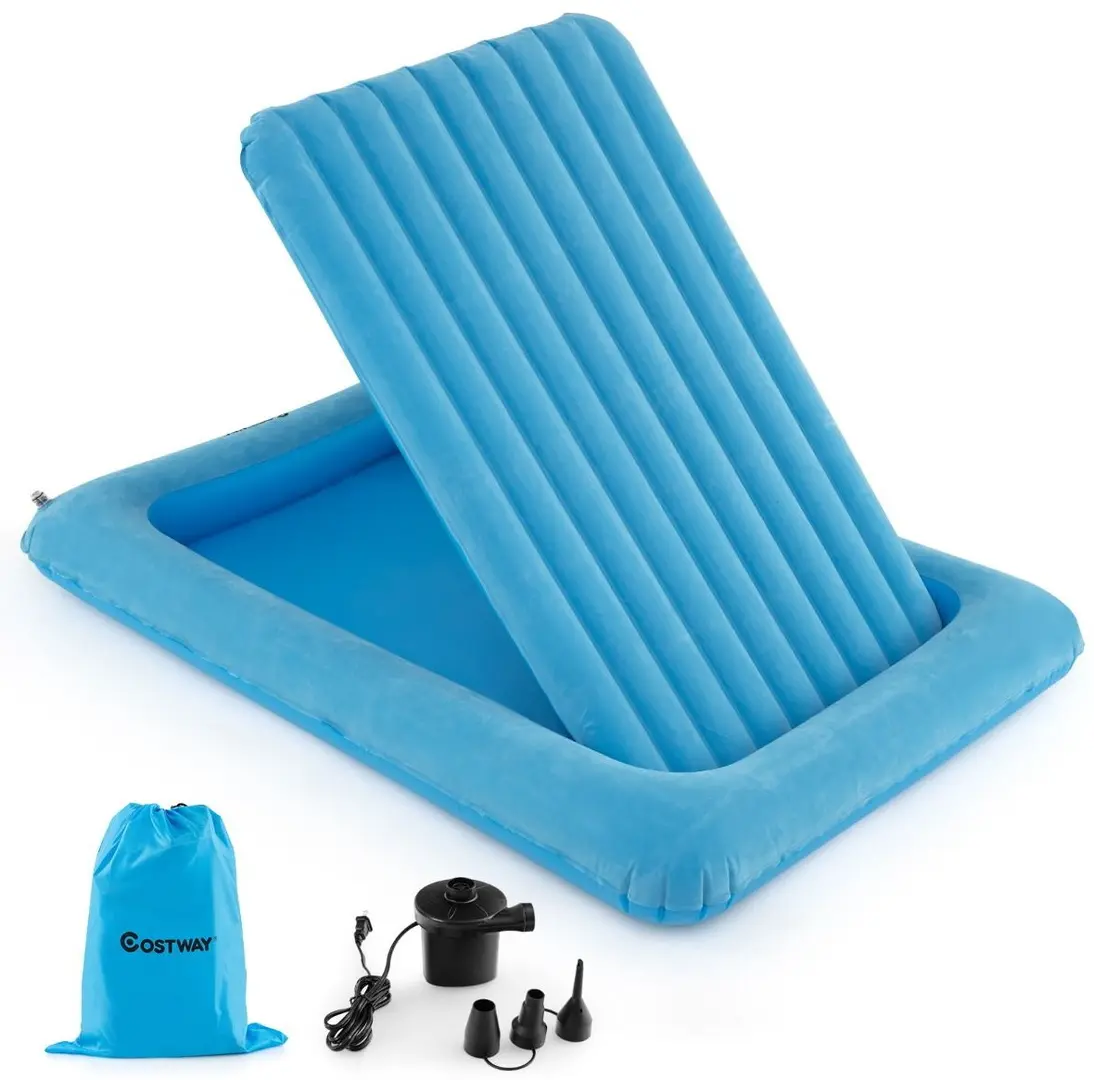 Детская надувная кровать Costway HY10389DE-QL (Blue) - 2