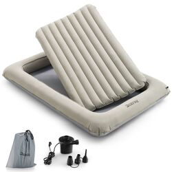 Надувная кровать 2в1 Costway BC10064DE-GR (Grey) Thumb