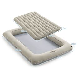 Надувная кровать 2в1 Costway BC10064DE-GR (Grey) Thumb