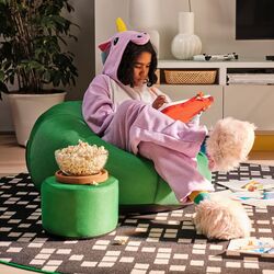 Fotoliu gonflabil cu puf Ikea Brannboll (Verde deschis) Thumb