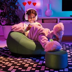 Fotoliu gonflabil cu puf Ikea Brannboll (Verde deschis) Thumb