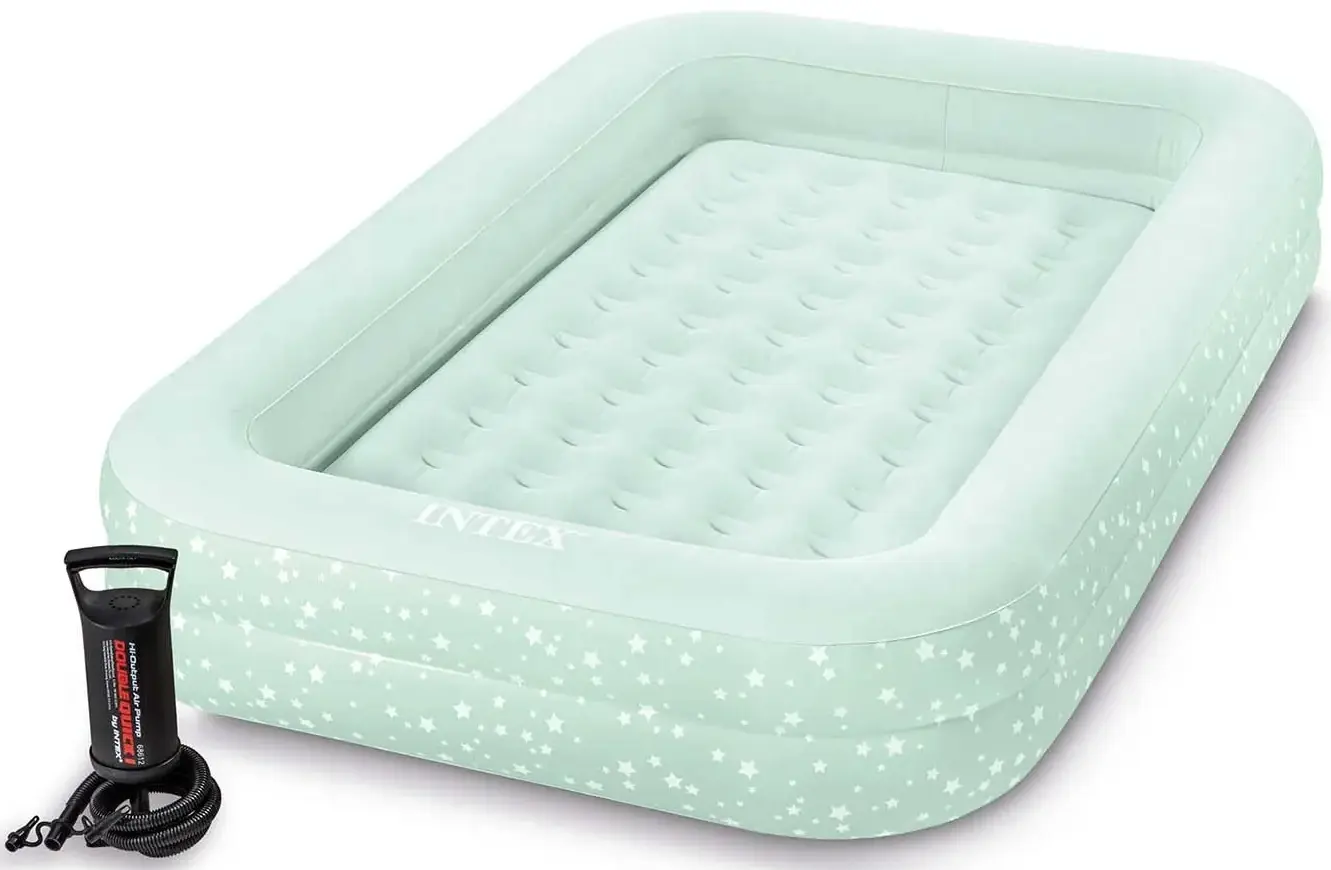 Детская надувная кровать Intex 66810 (Mint Green) - 5
