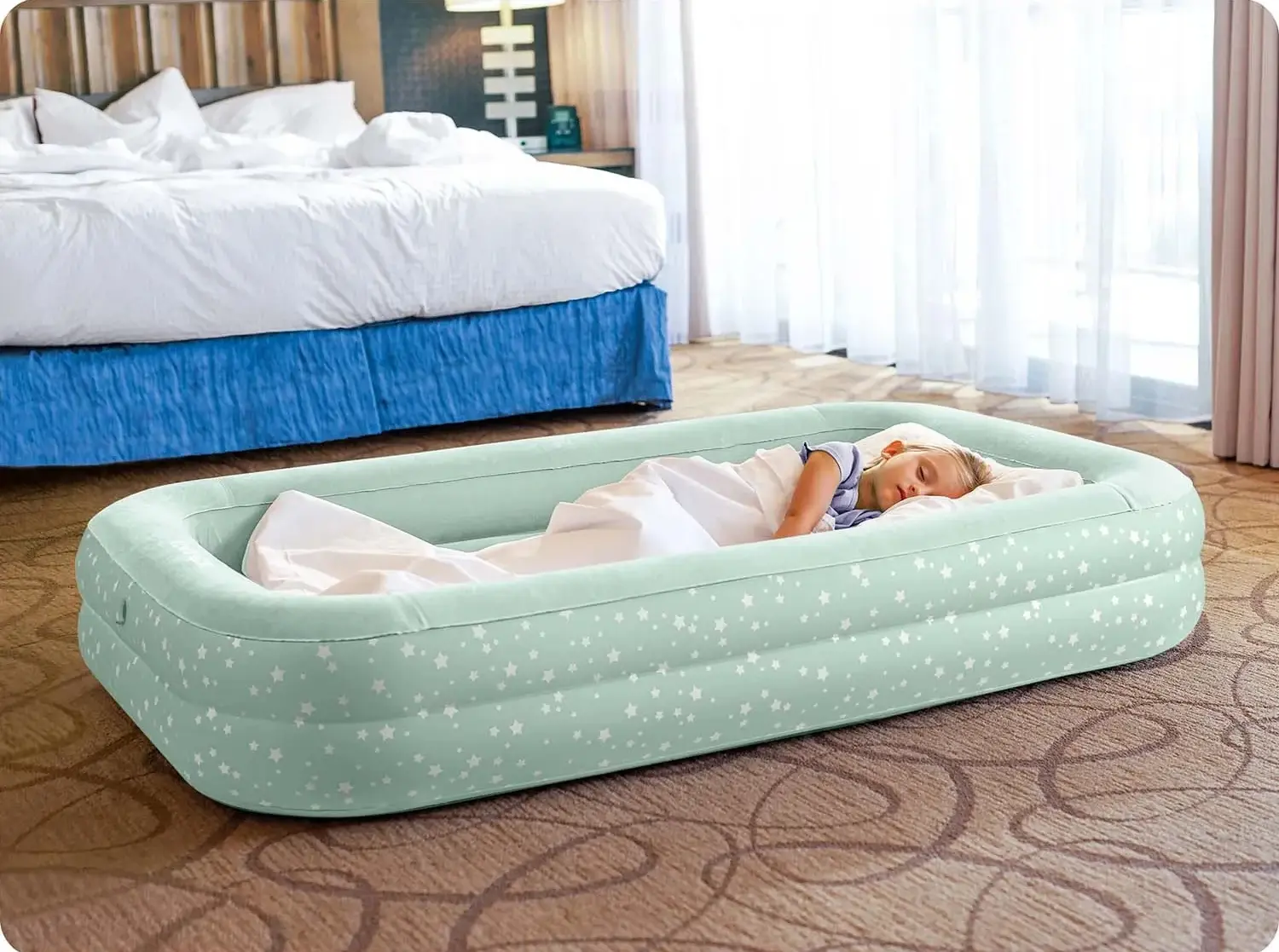 Детская надувная кровать Intex 66810 (Mint Green) - 6