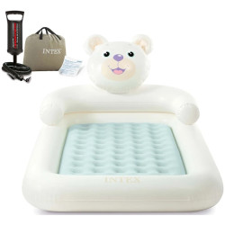 Pat gonflabil pentru copii Intex 66814NP (White/Mint) Thumb