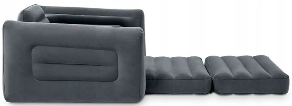 Fotoliu transformer gonflabil Intex 66551 (Grey)