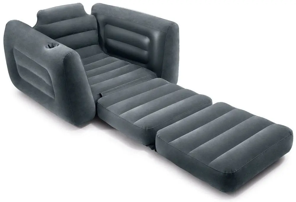 Fotoliu transformer gonflabil Intex 66551 (Grey)