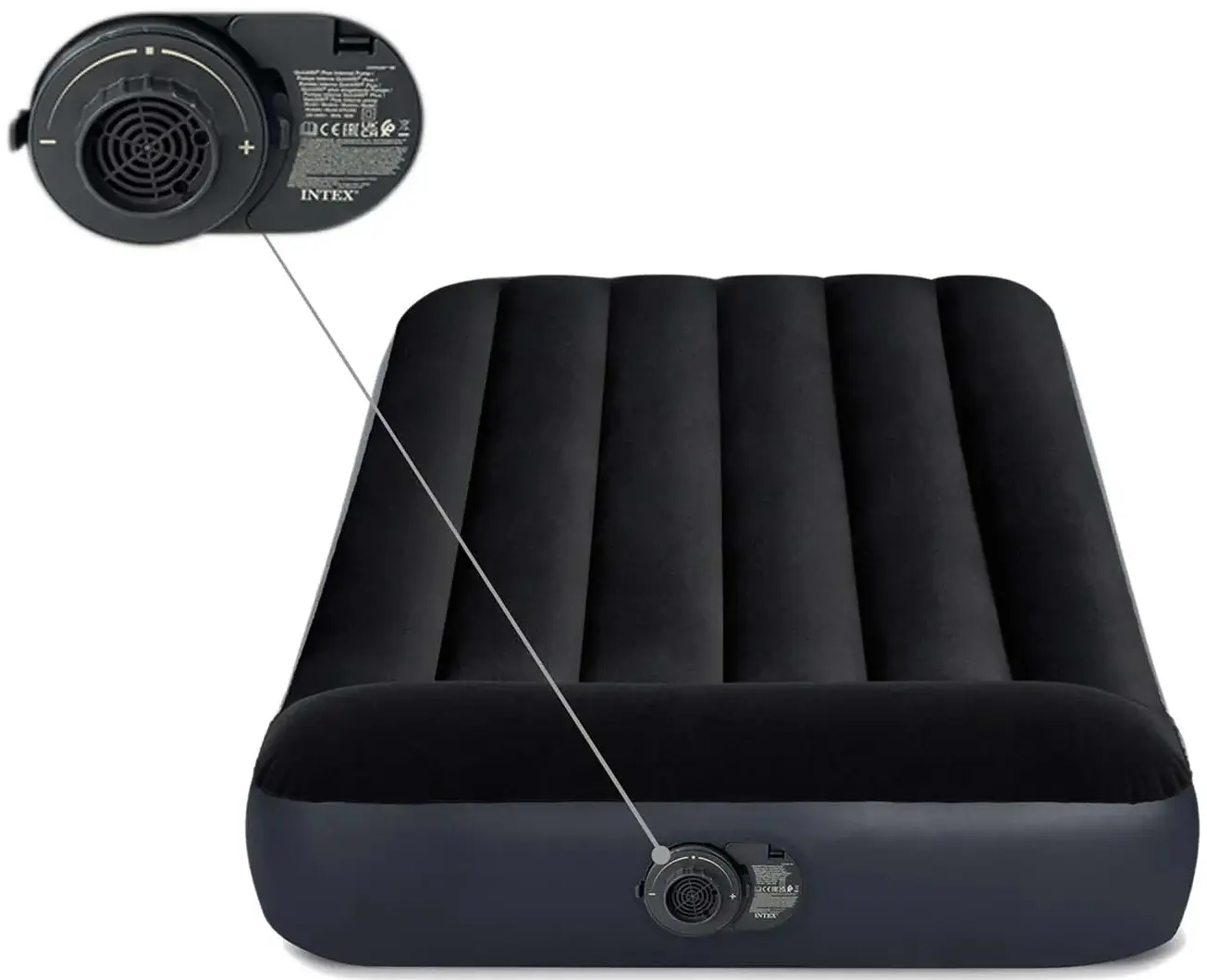 Saltea gonflabila Intex 64146ND (Black) - 3