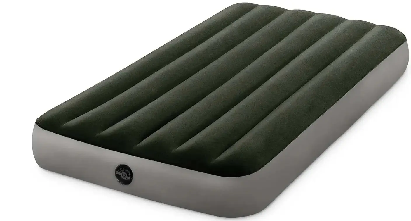 Saltea gonflabila Intex 64777 (Grey/Dark Green)
