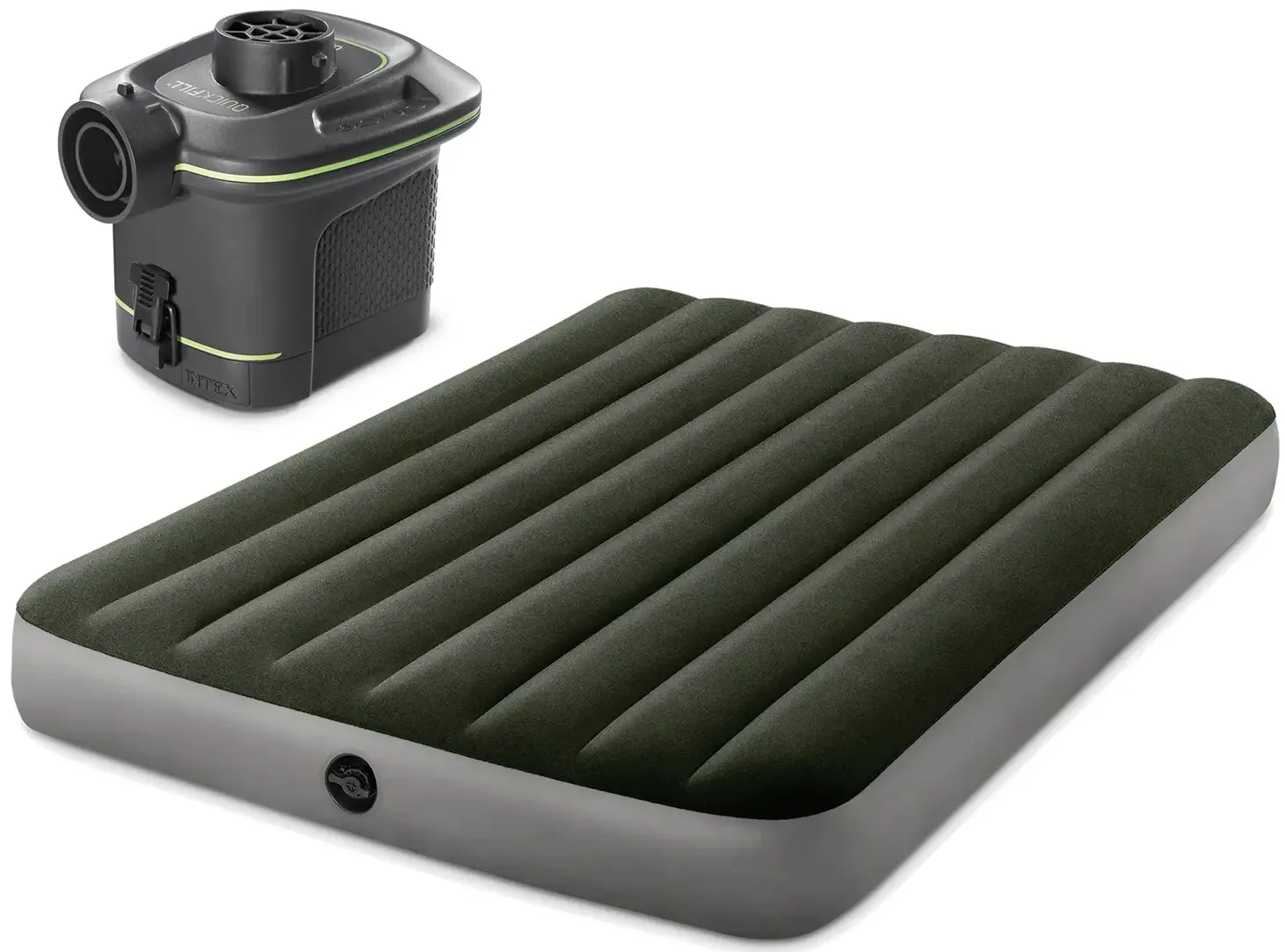 Saltea gonflabila Intex 64778 (Dark Green/Grey)