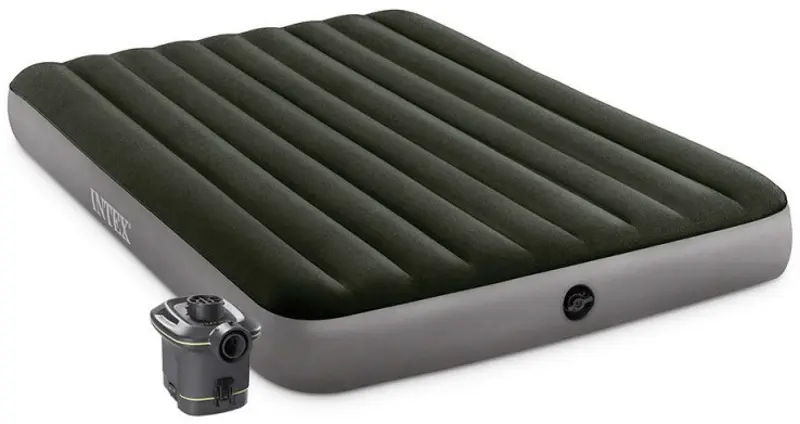 Saltea gonflabila Intex 64779 (Grey/Dark Green)