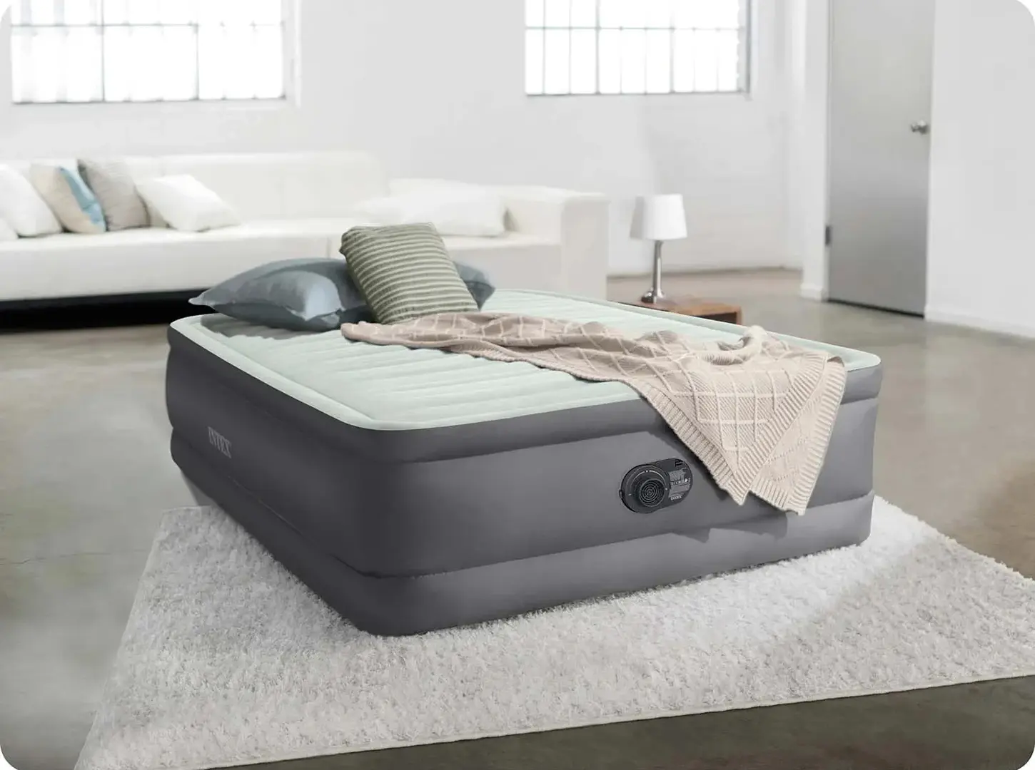 Saltea gonflabila Intex 64904ND (Grey)