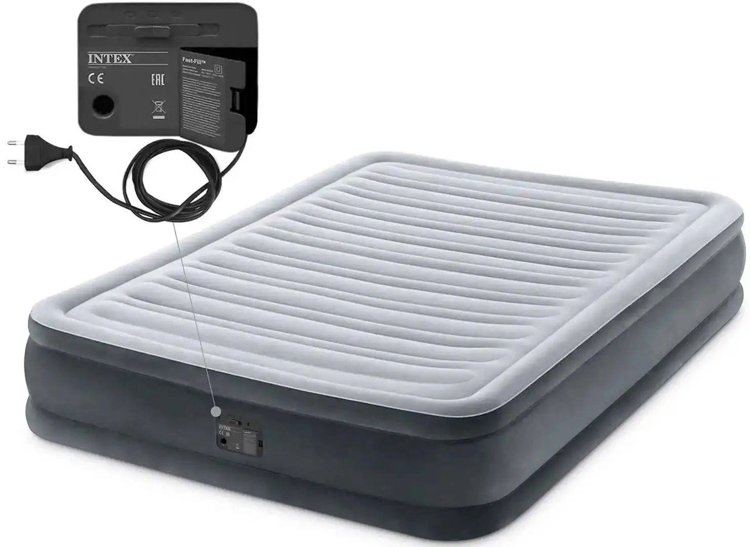 Saltea gonflabila Intex 67768ND (Gray/Black)