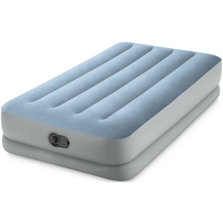 Надувной матрас Intex Dura-Beam 64157 (Grey/Blue)