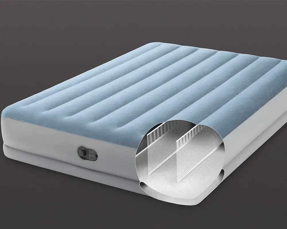 Saltea gonflabila Intex Dura-Beam 64159 (Blue/Grey)