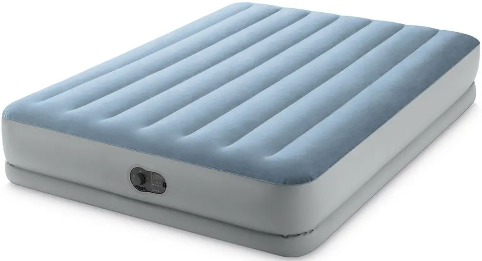 Saltea gonflabila Intex Dura-Beam 64159 (Blue/Grey)