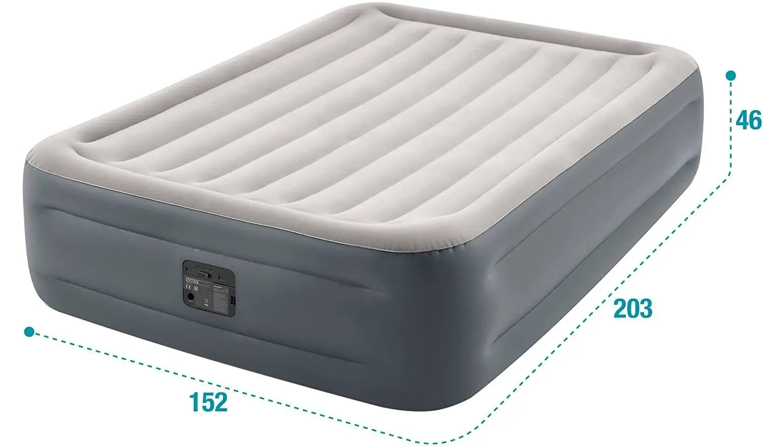 Saltea gonflabila Intex Dura Beam Essential 64126 (Grey)